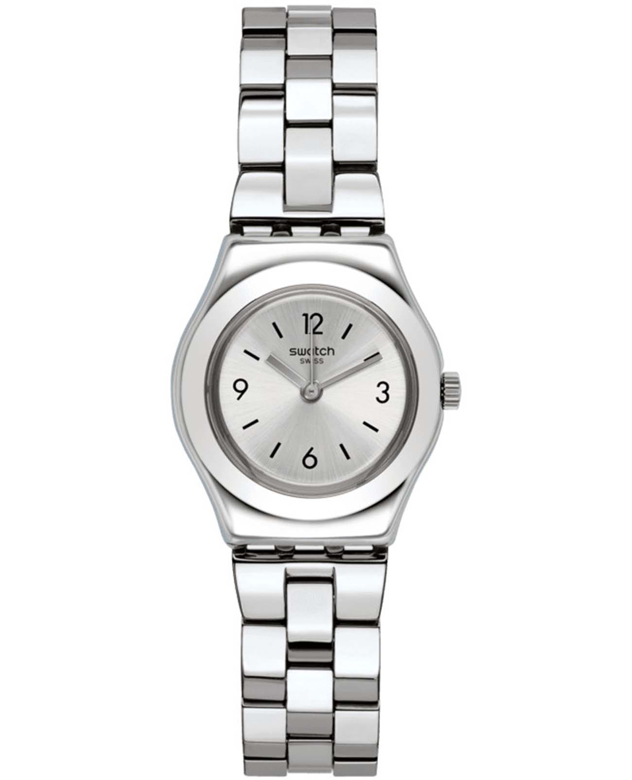 Swatch Swatch I Lady YSS300G  YSS300G кварцевые женские часы серебристый циферблат, браслет нержавеющая сталь — вид спереди