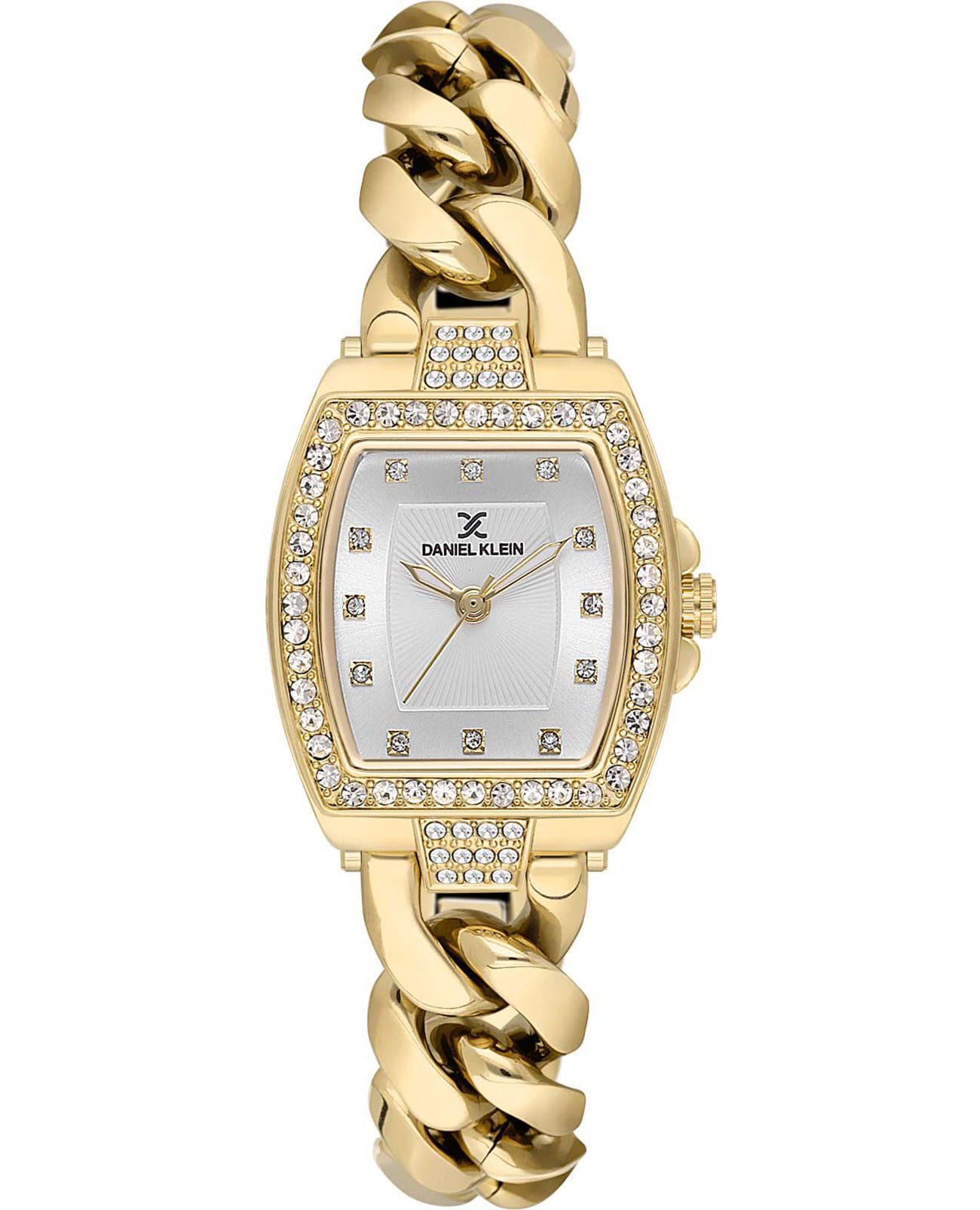 Daniel Klein Daniel Klein Premium DK.1.13717-2  DK.1.13717-2 кварцевые женские часы серебристый циферблат, браслет нержавеющая сталь с ip-покрытием — вид спереди