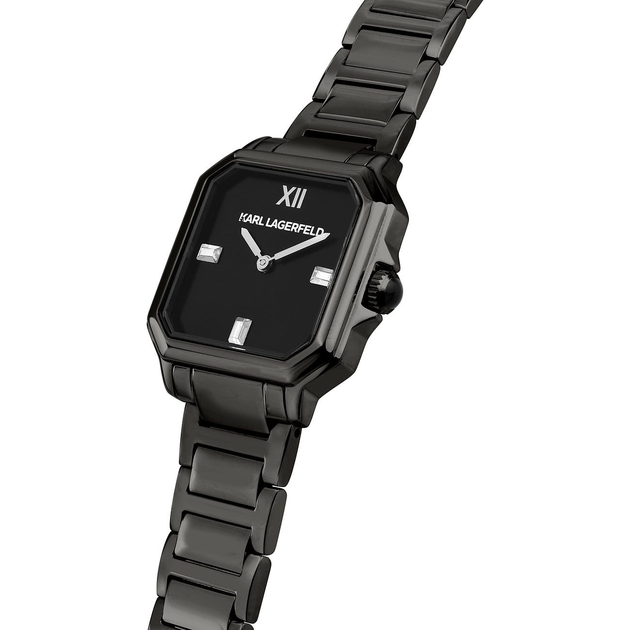 Karl Lagerfeld Karl Lagerfeld Square Classics R0553102504 женские часы черный циферблат на запястье