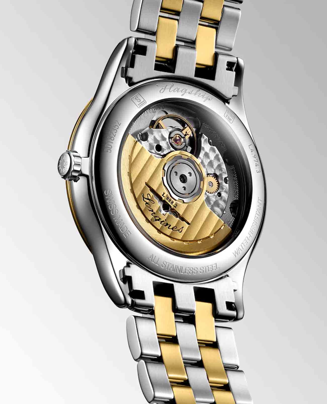 Longines Longines Flagship  L4.974.3.27.7 , наручные мужские часы фото под углом