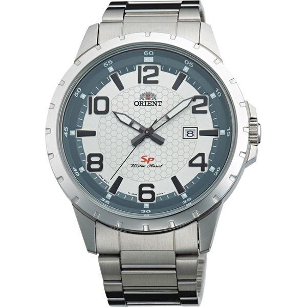 Orient Orient UNG3002W (FUNG3002W)  FUNG3002W  мужские часы белый циферблат, браслет  — вид спереди
