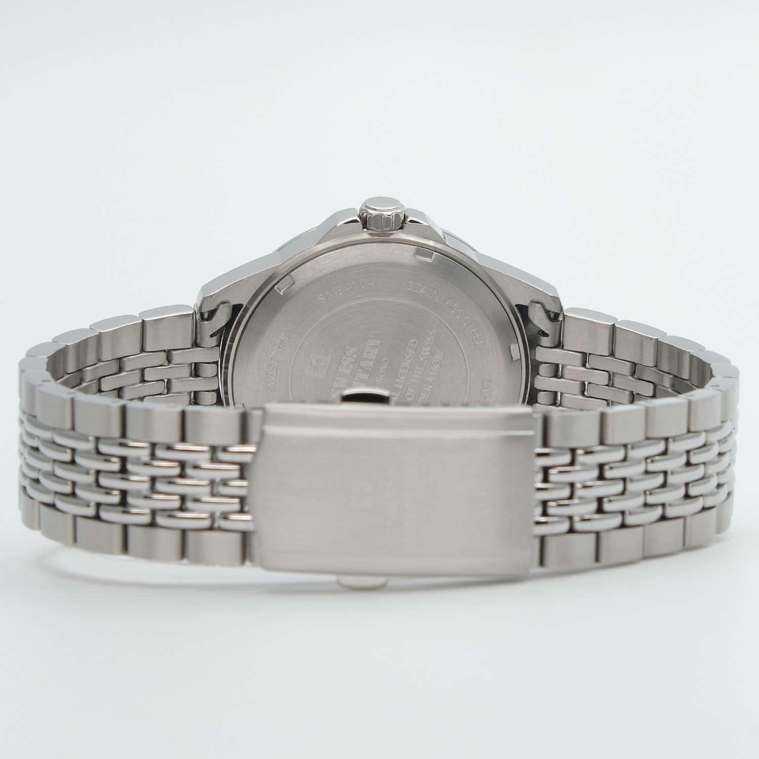 Swiss Military by Chrono Swiss Military by Chrono Classic SM34104.02 мужские часы серебристый циферблат на запястье