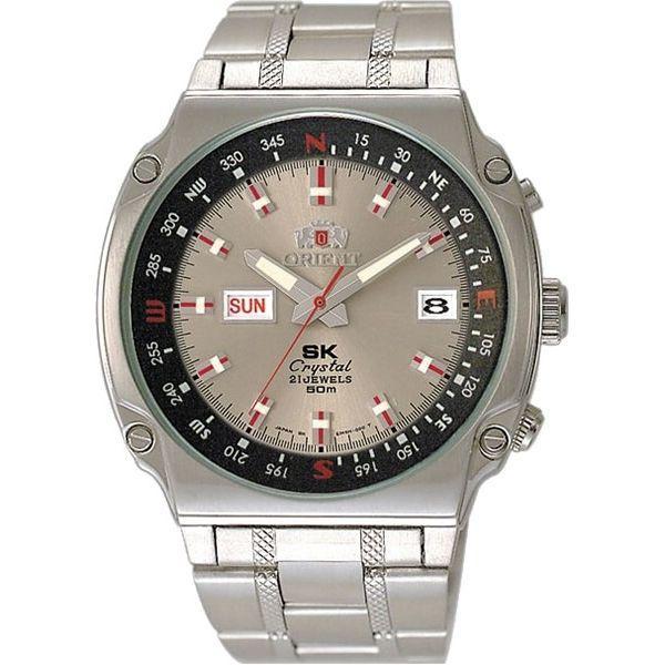 Orient Orient EM5H001K (FEM5H001K)  FEM5H001K  мужские часы цветной циферблат, браслет  — вид спереди