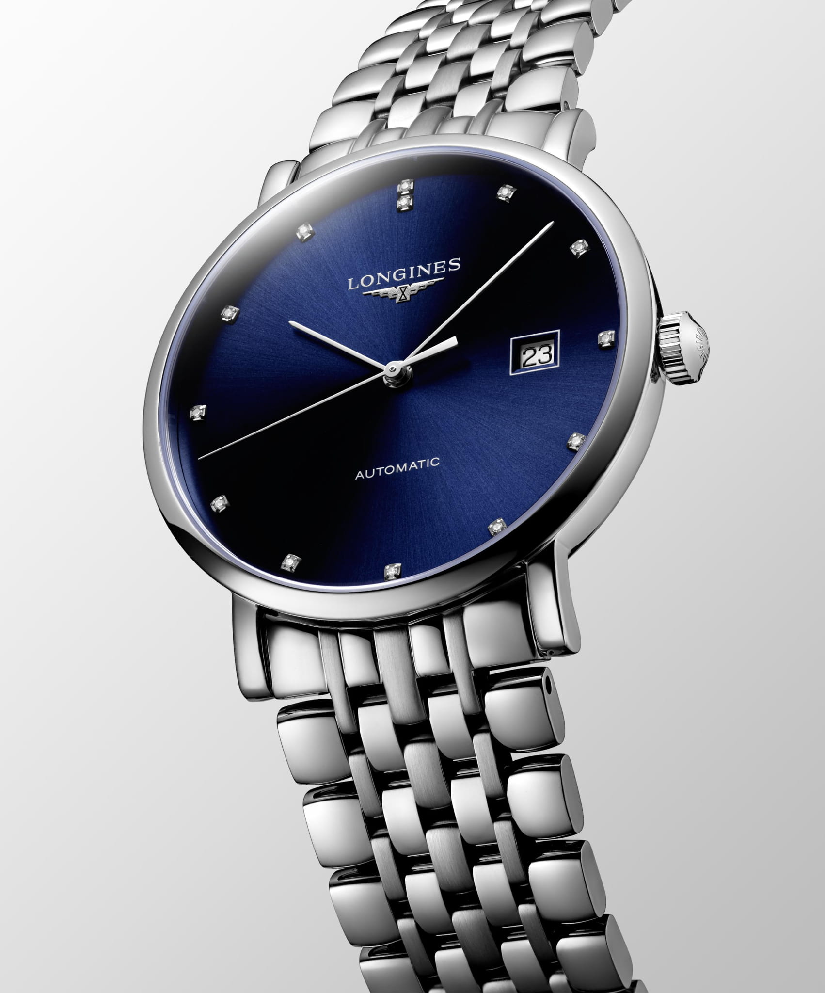 Longines Longines Elegant Collection L4.910.4.97.6  - задняя крышка металл сталь корпуса, швейцария часы