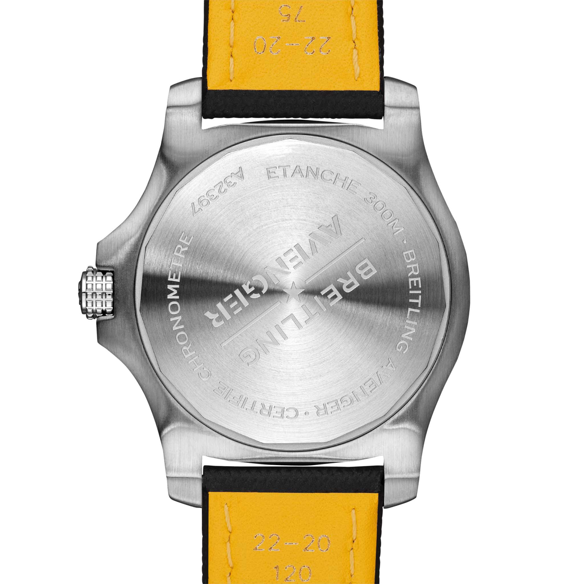 Оригинальные часы Breitling Breitling Avenger Automatic GMT 43 A32397101B1X1 механические калибр механизма breitling 32 общий вид