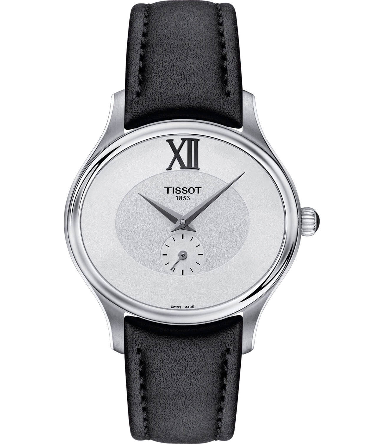 Tissot Tissot Bella Ora T103.310.16.033.00 Bella Ora T1033101603300 кварцевые женские часы белый циферблат, браслет кожаный — вид спереди