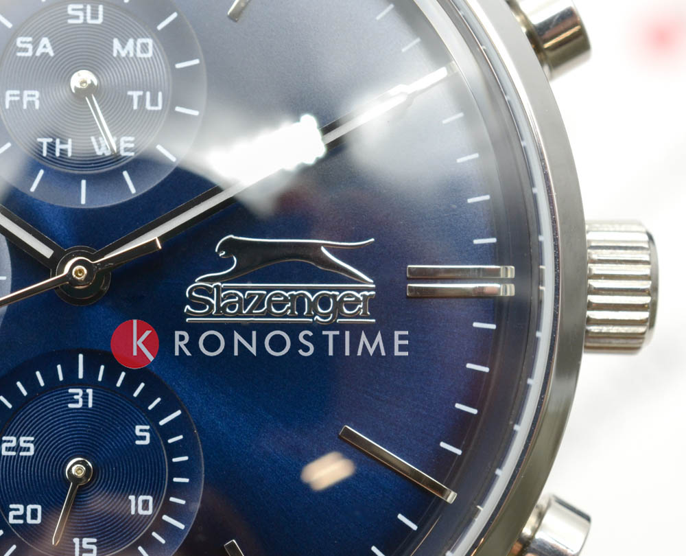 Slazenger Slazenger Multifunction SL.09.2124.2.03,  англия мужские часы на браслете кожаный боковой вид