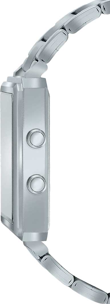 Casio Casio Collection MTP-B205D-1E, collection япония мужские часы на браслете нержавеющая сталь боковой вид