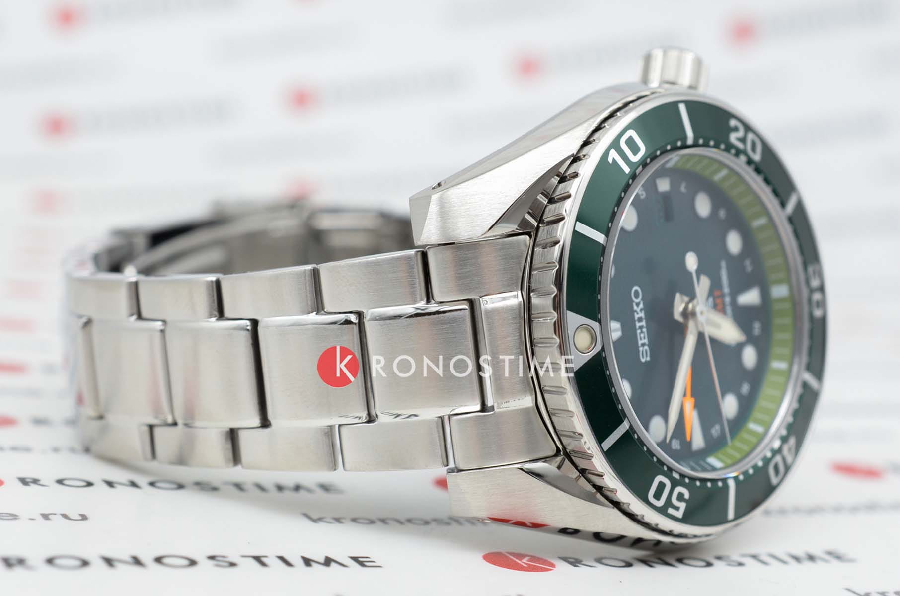 Seiko Seiko Prospex Sea SFK003J1 мужские часы зеленый циферблат на запястье