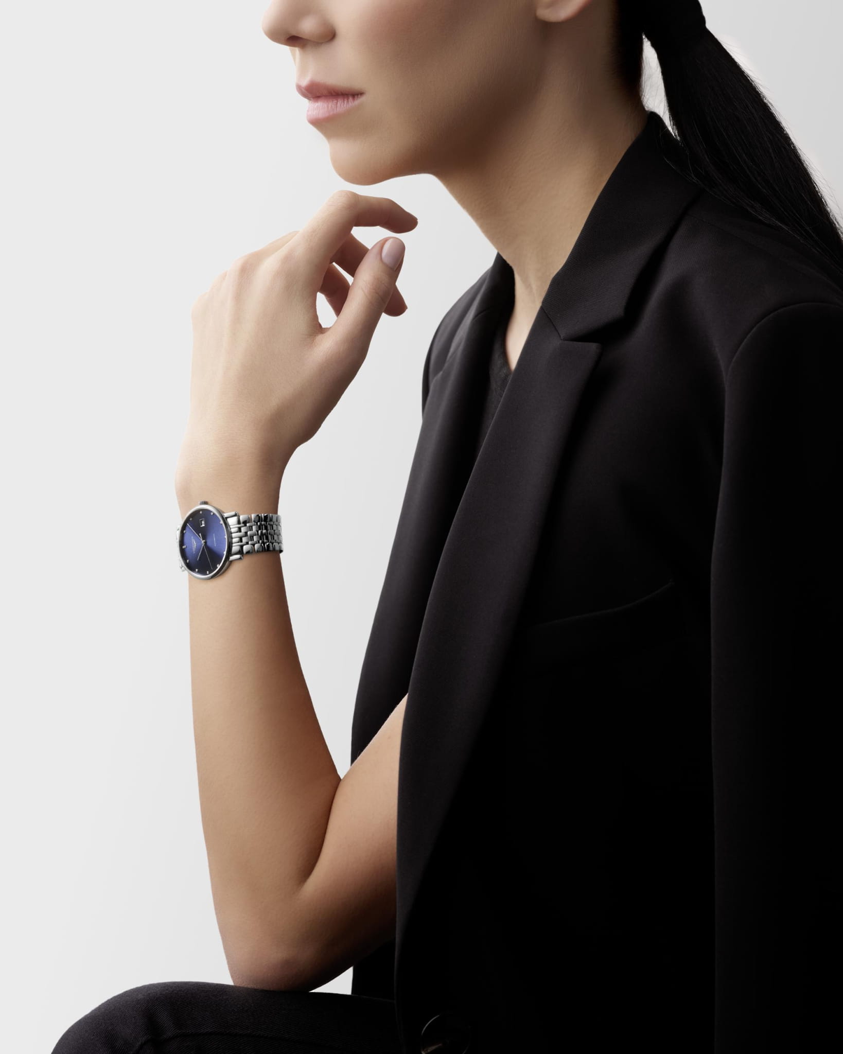 Оригинальные часы Longines Longines Elegant Collection L4.910.4.97.6 механические калибр механизма l888 общий вид