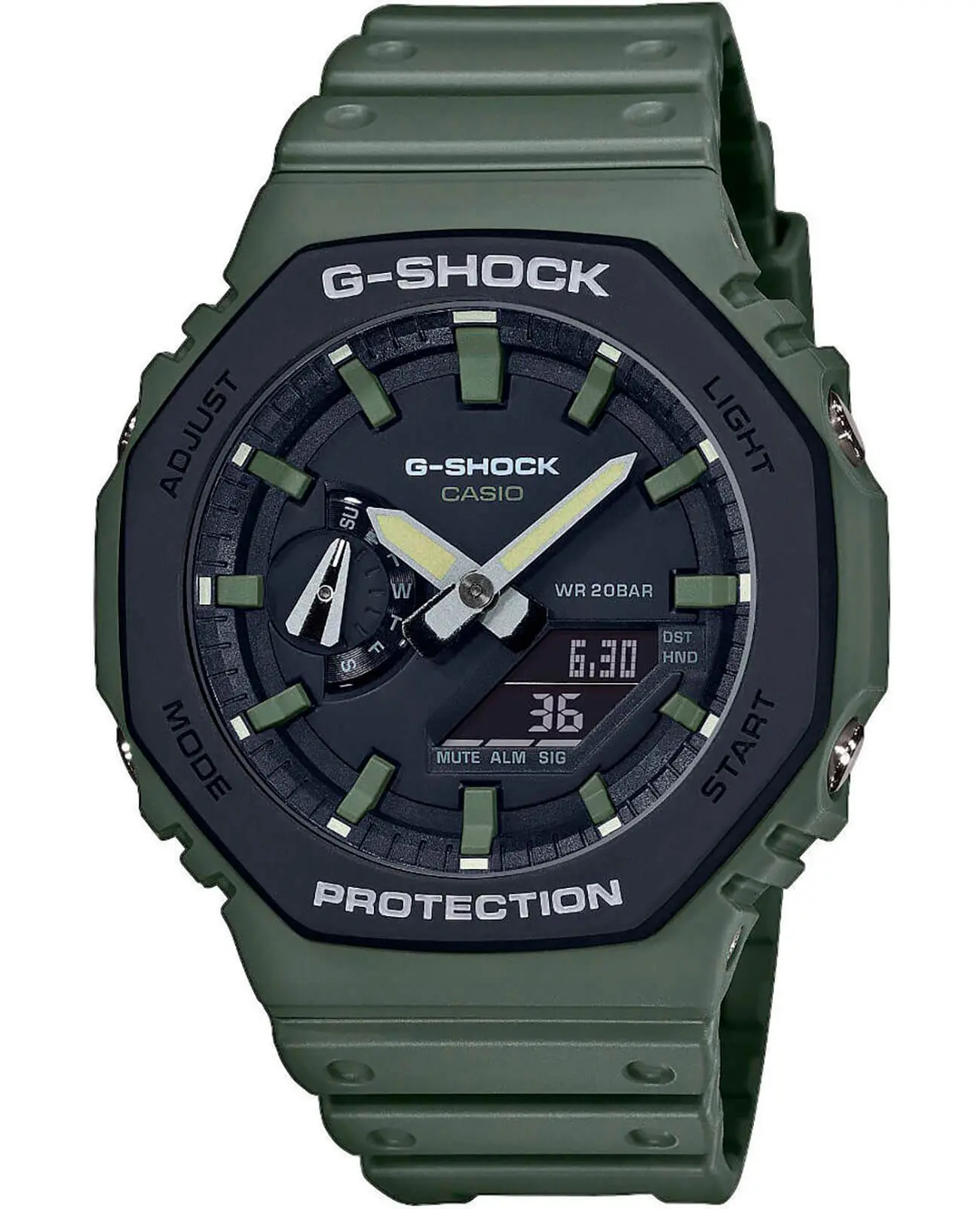 Часы Casio G-Shock GA-2110SU-3A купить в Краснодаре по цене 19473 RUB:  описание, характеристики